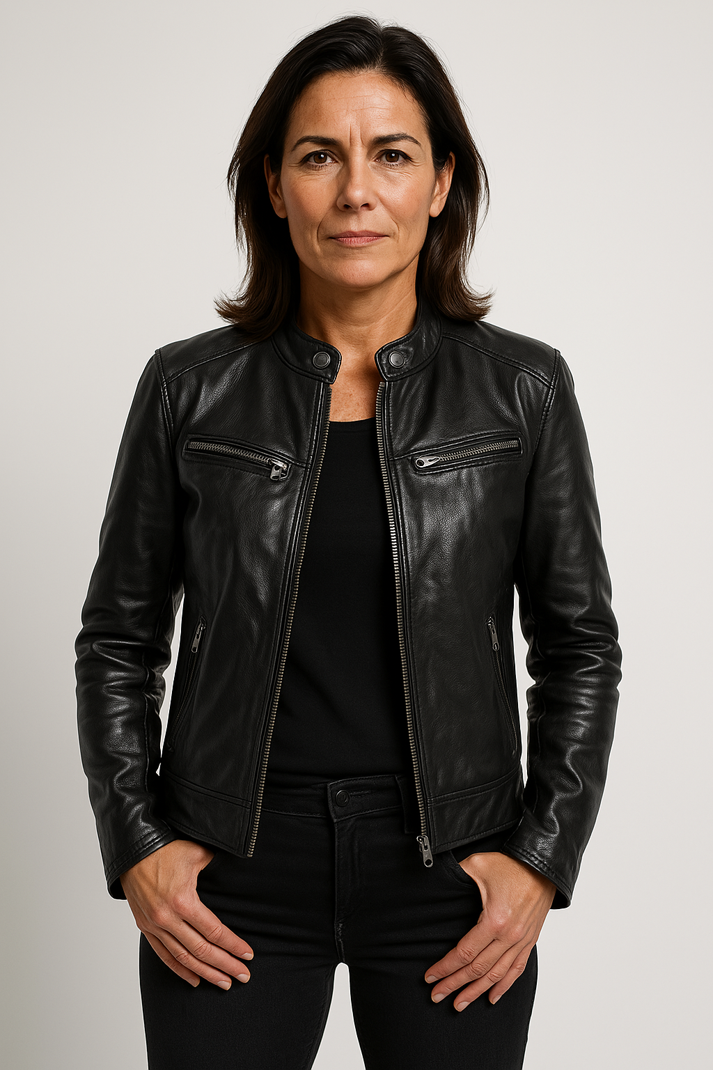 Bonnie® | Casual leren jas