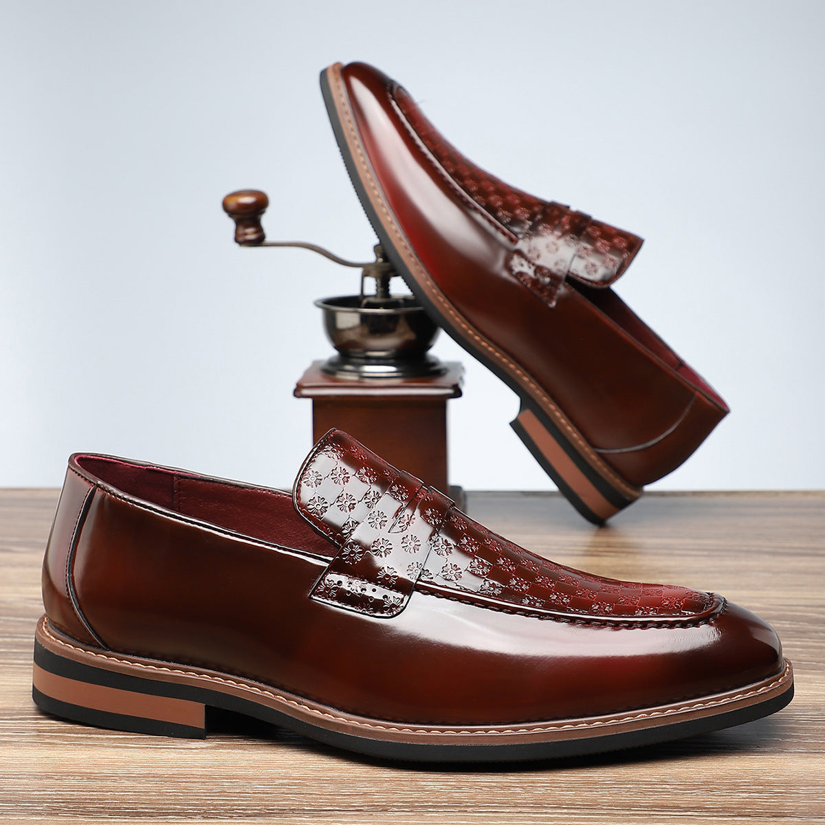 Victor – Venture Leren Loafers