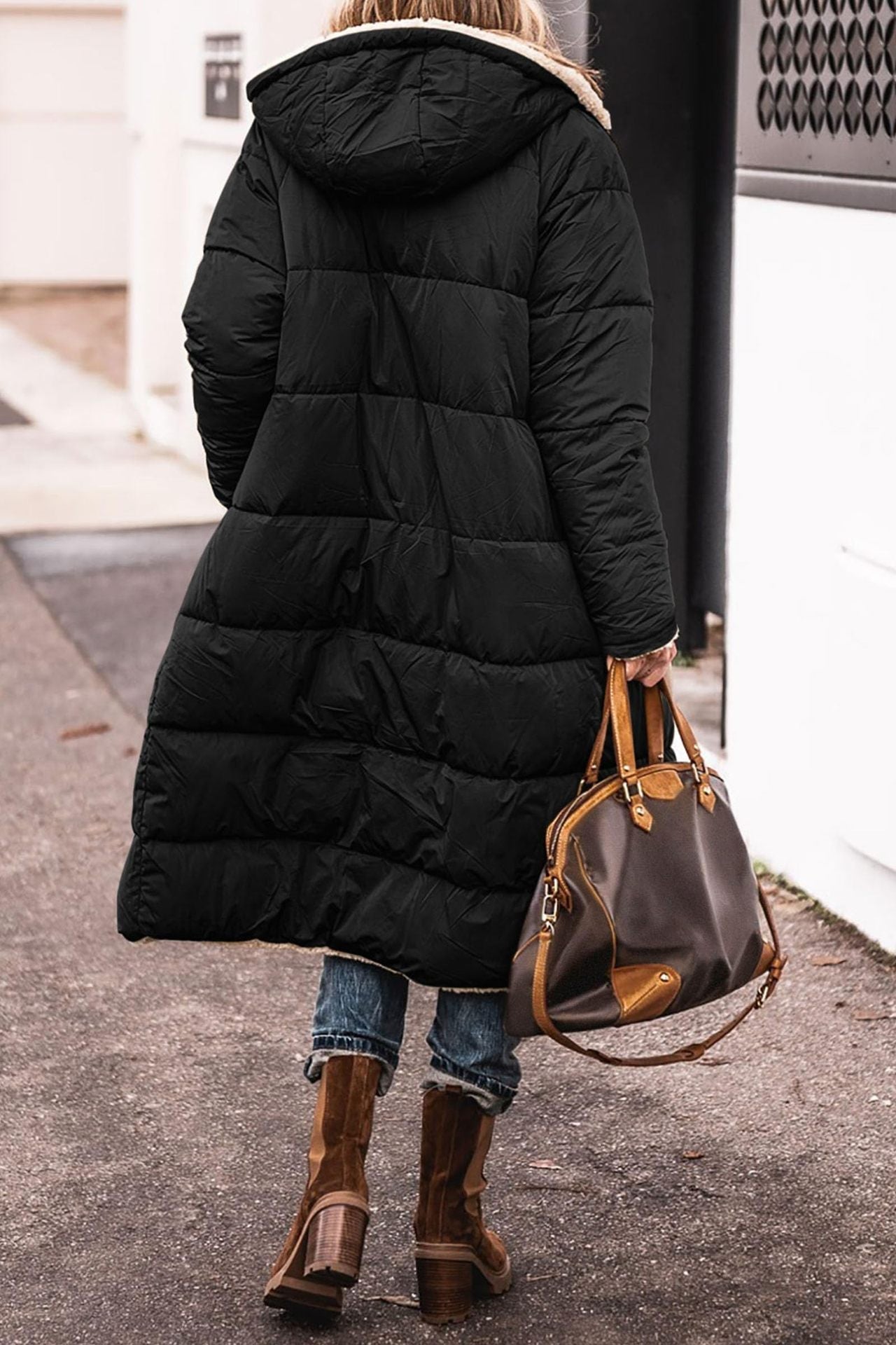 Ariella | Lange Sherpa Jas