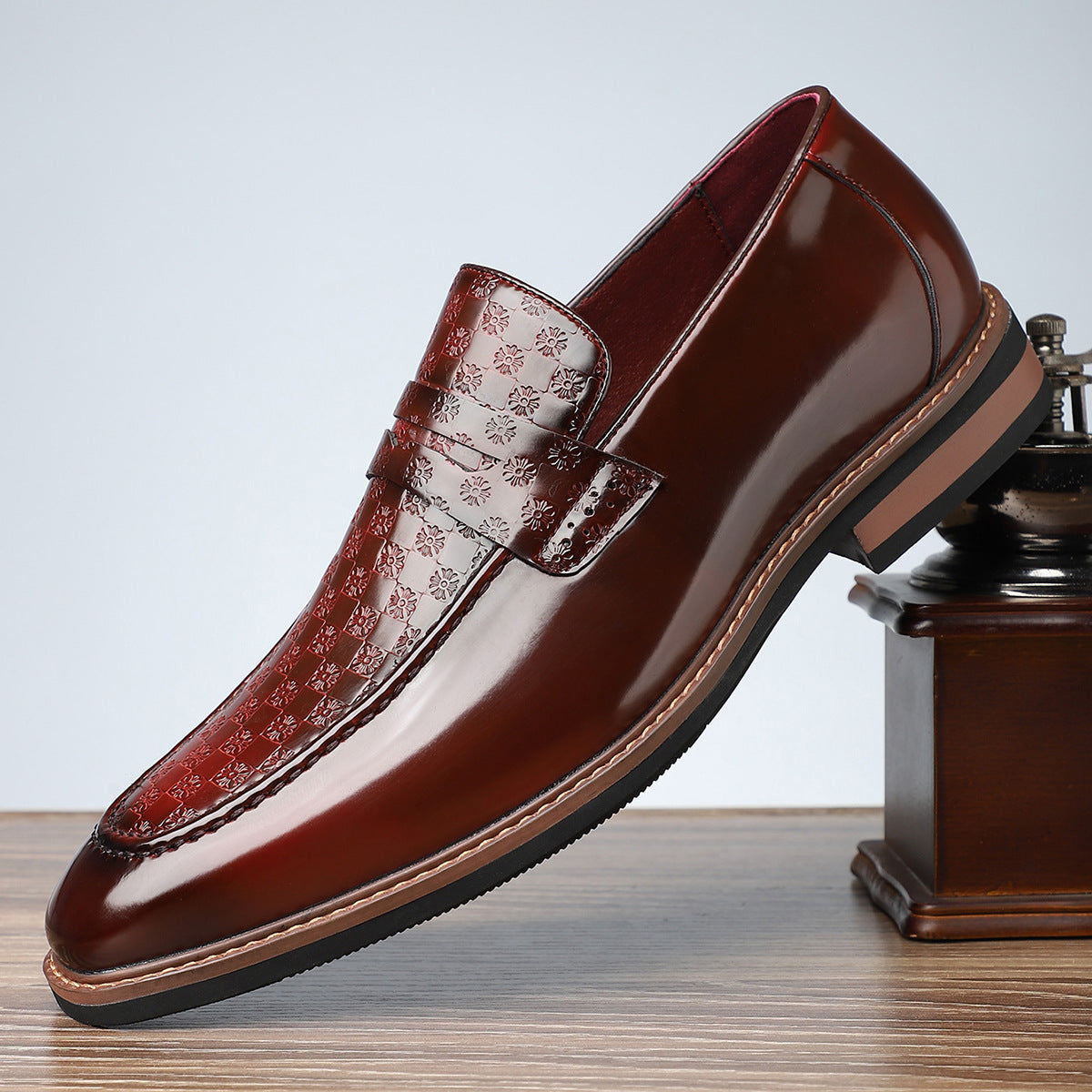 Victor – Venture Leren Loafers