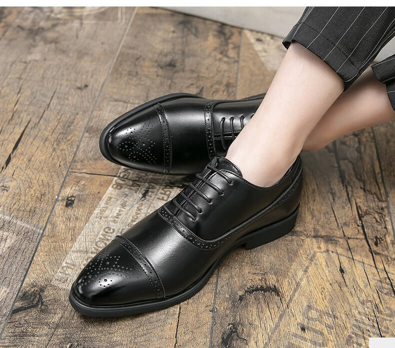 Casper – Cambridge Leren Brogues
