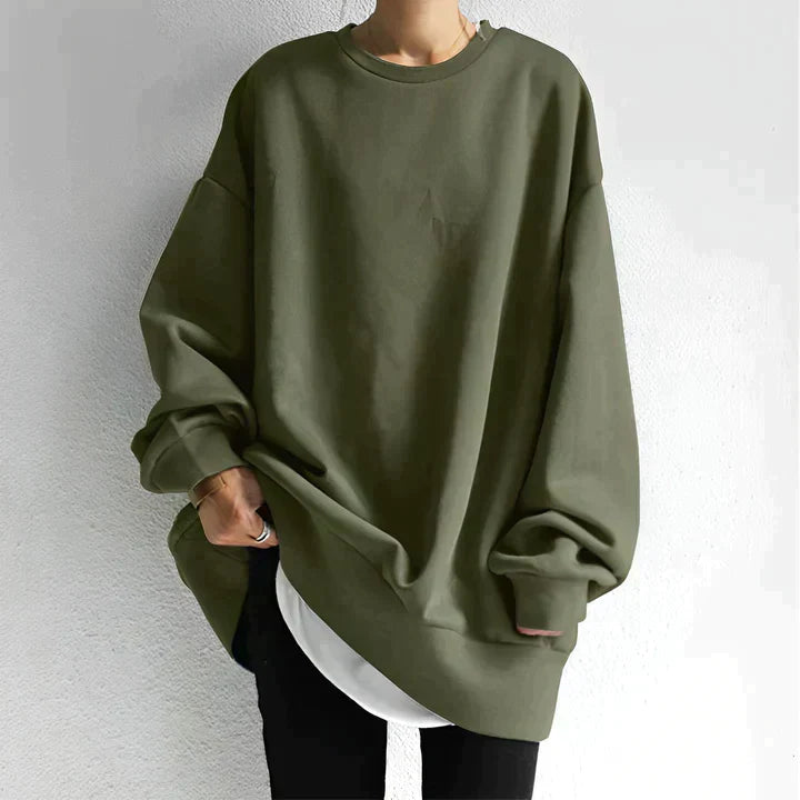Femke | Oversized Trui met Ronde Hals