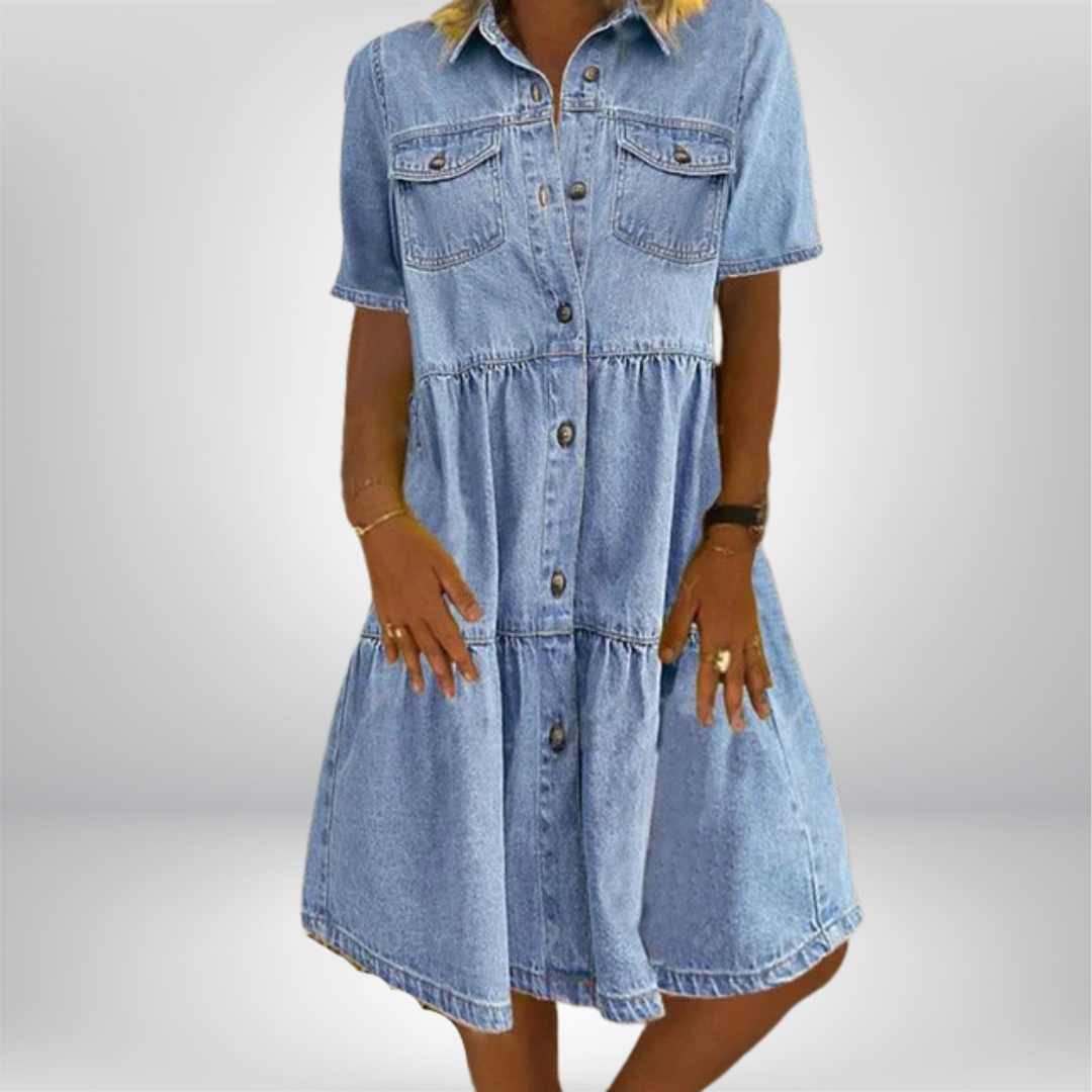 Amelia | Boho Denimjurk