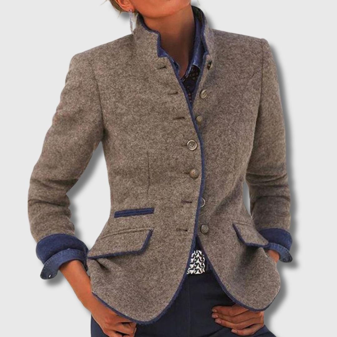 Vivienne | Klassieke Damesblazer van Wolblend – Limited Edition
