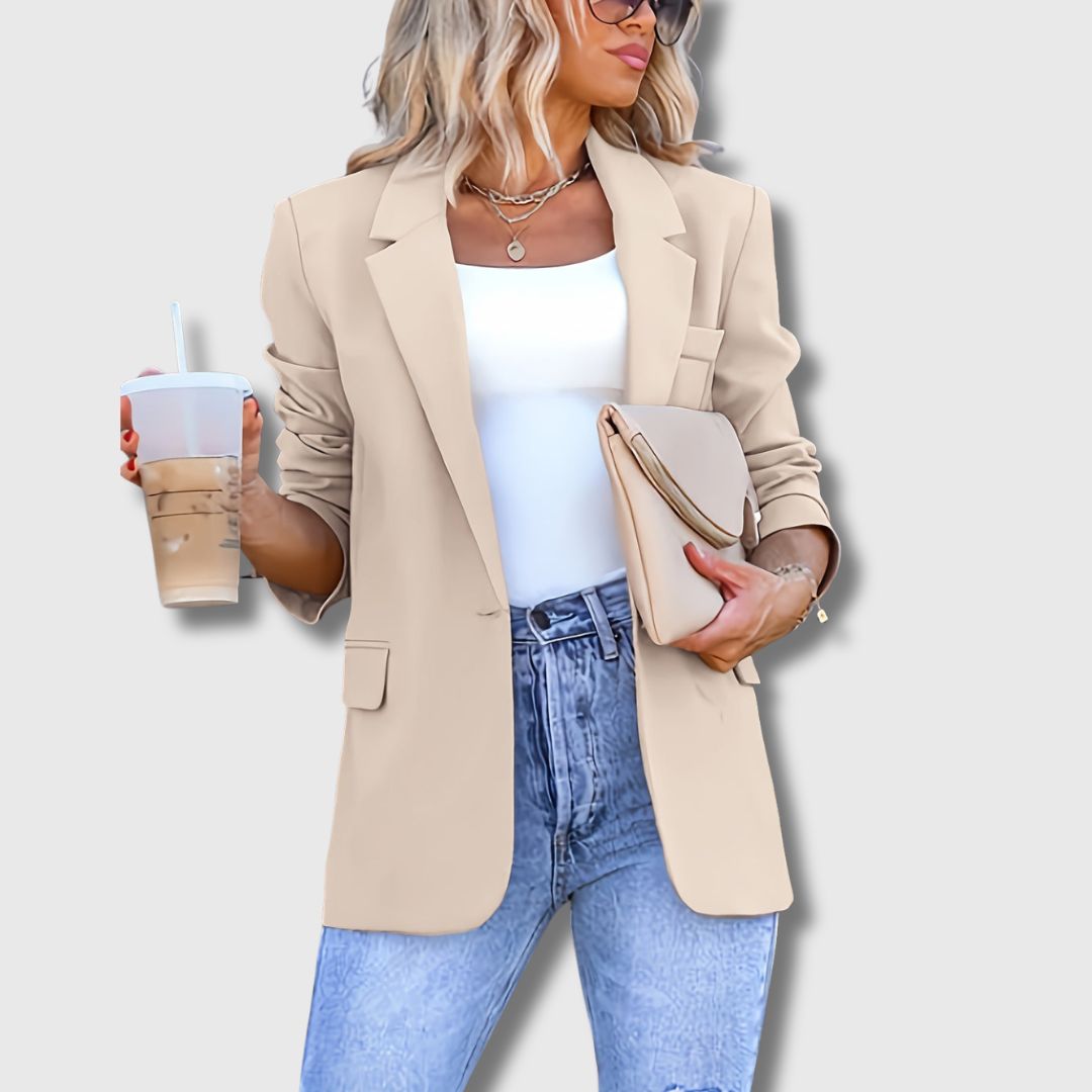 Sylvie | Beige Damesblazer – Limited Edition