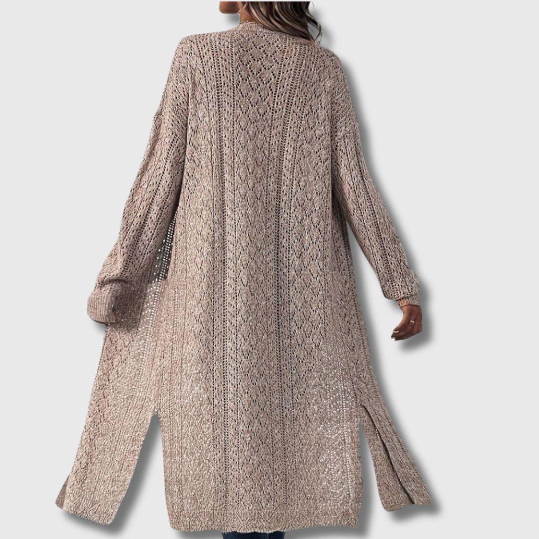 Clotilde - Elegante open lange cardigan voor dames