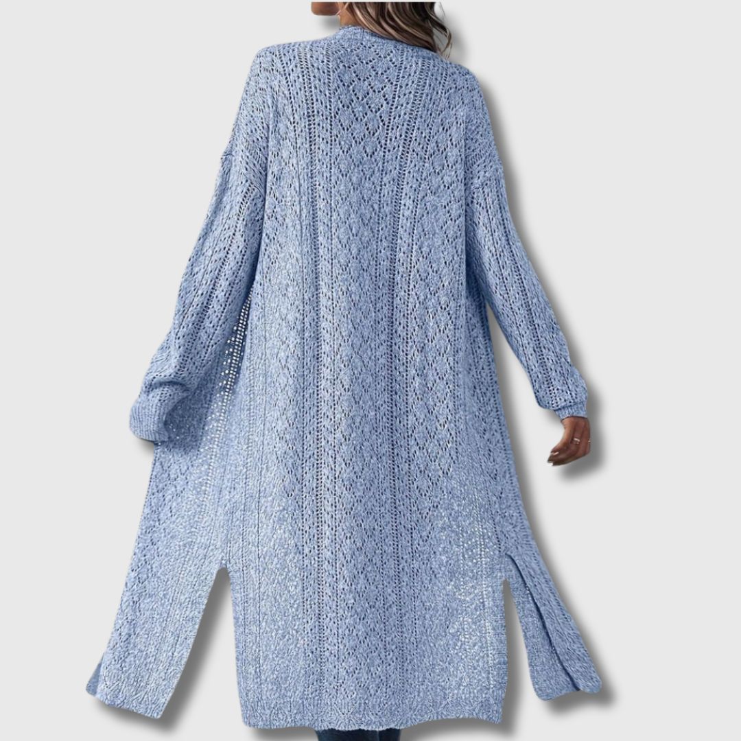 Clotilde - Elegante open lange cardigan voor dames