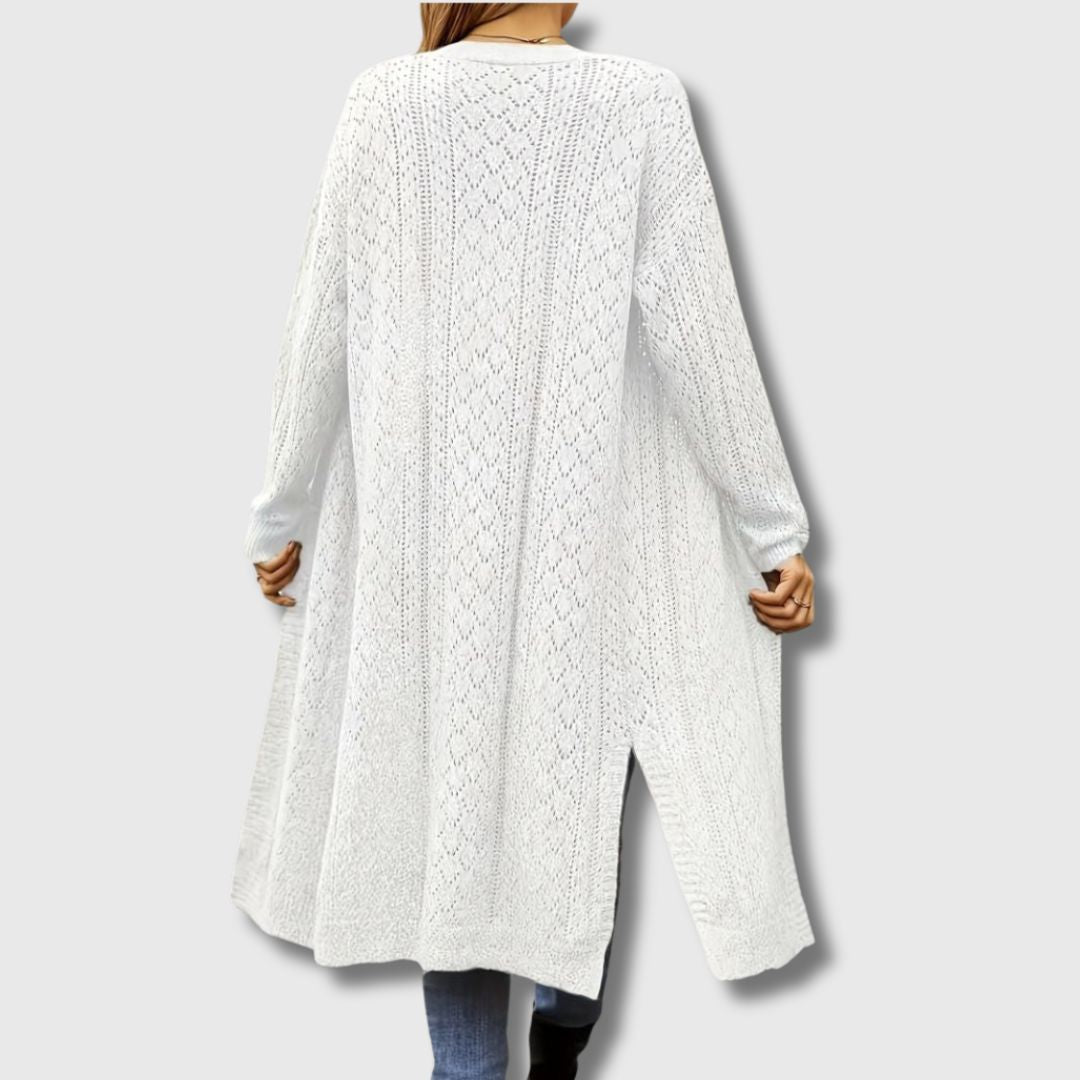 Clotilde - Elegante open lange cardigan voor dames