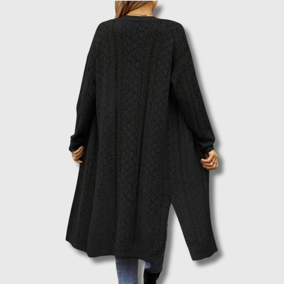 Clotilde - Elegante open lange cardigan voor dames