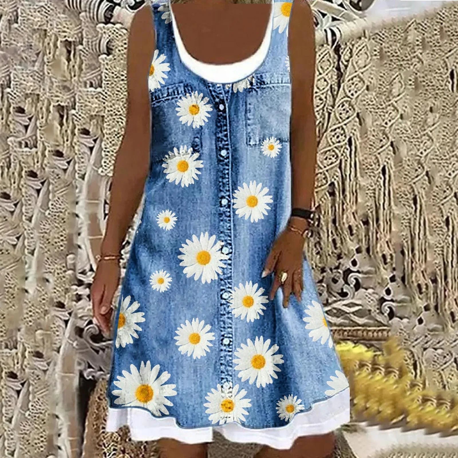 Viola | Zachte en Elegante Denimjurk