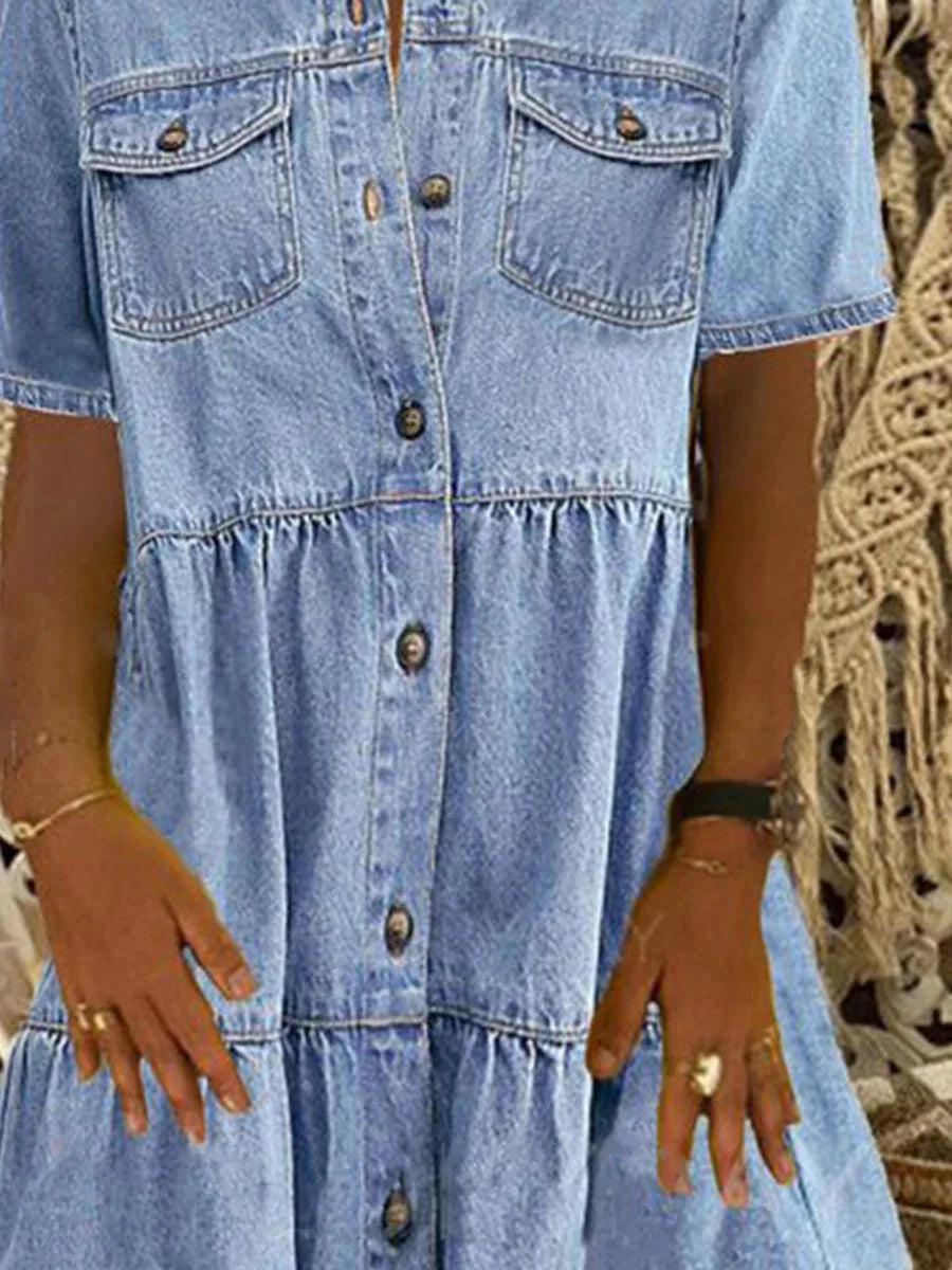 Amelia | Boho Denimjurk