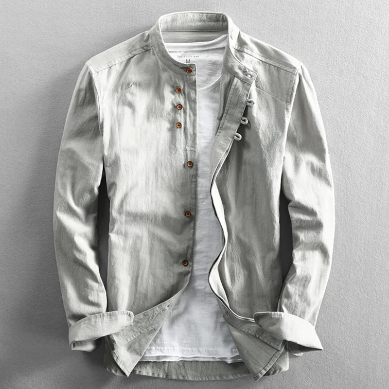 UMBERTO LORENZO COL MAO SHIRT