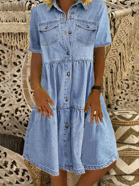 Amelia | Boho Denimjurk