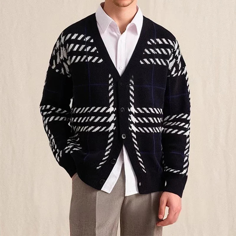 FEDERICO ALESSANDRO GEOMETRISCHE CARDIGAN