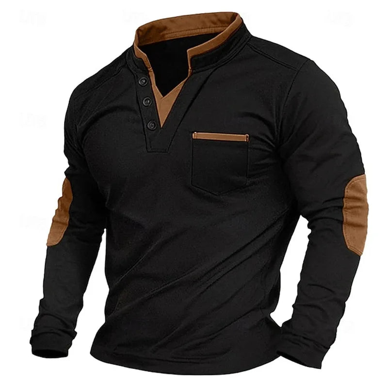 Mauro | Luxe V-hals Sweatshirt voor Hem