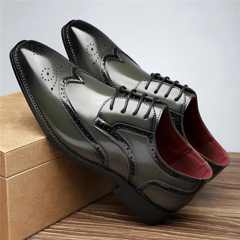 Max – Maxwell Leren Oxford Schoenen