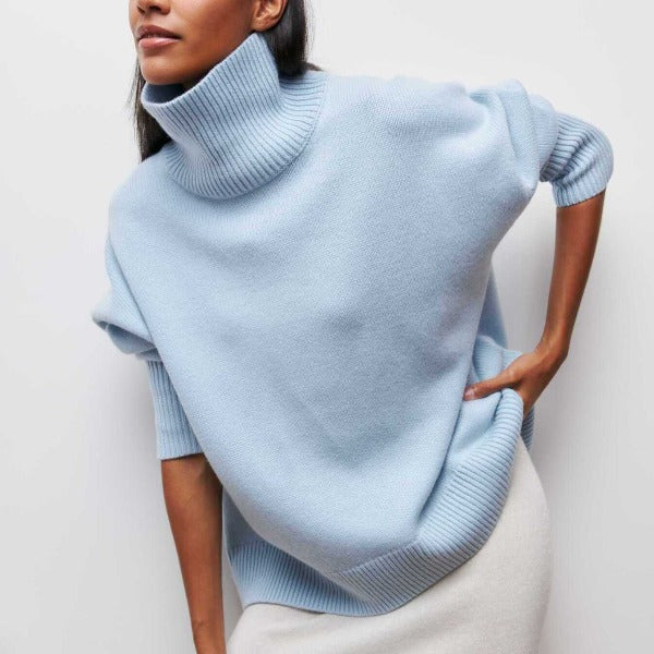 Avery - Pullover met hoge kraag