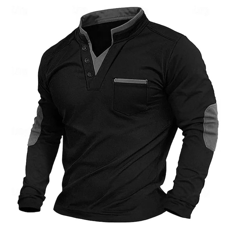 Mauro | Luxe V-hals Sweatshirt voor Hem