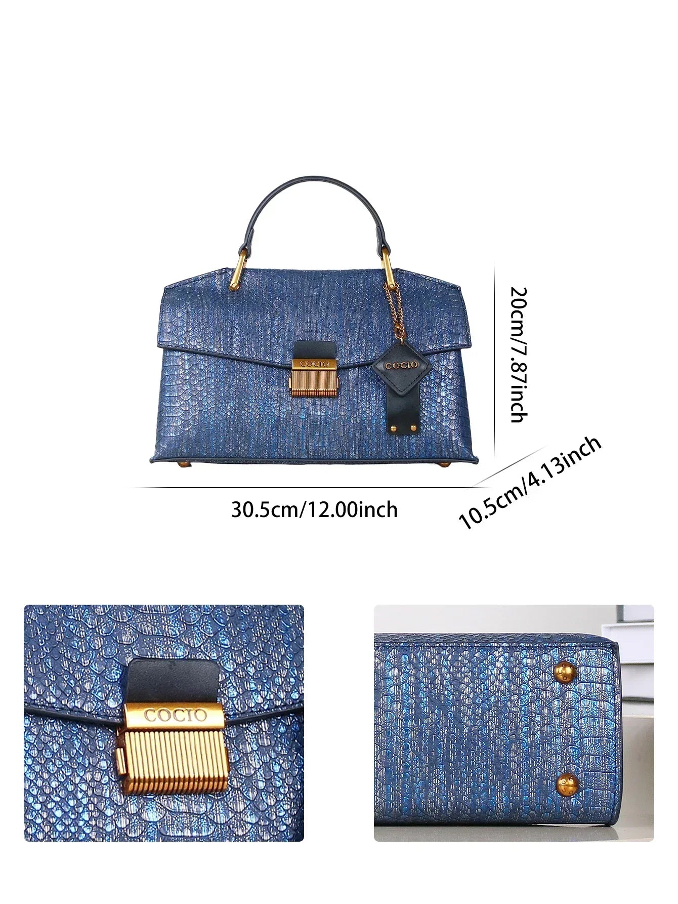 Celeste | Luxe Python Tote Tas