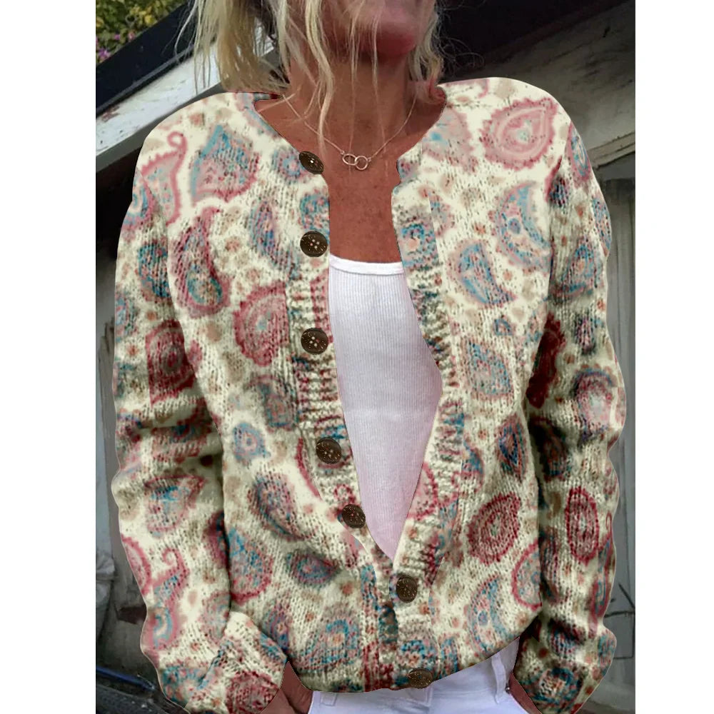 Vlinderlicht | Elegante Cardigan met Print