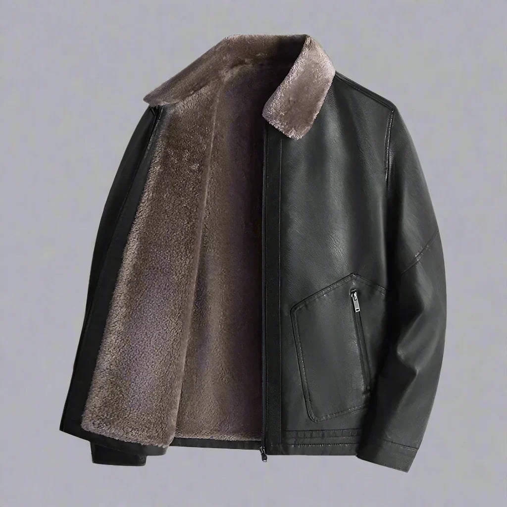 Sjon | Luxe Leren Bikerjack