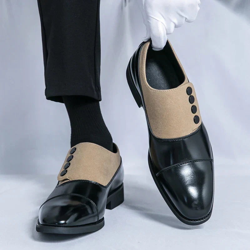 Alexander – Verdi Leren Derby Schoenen