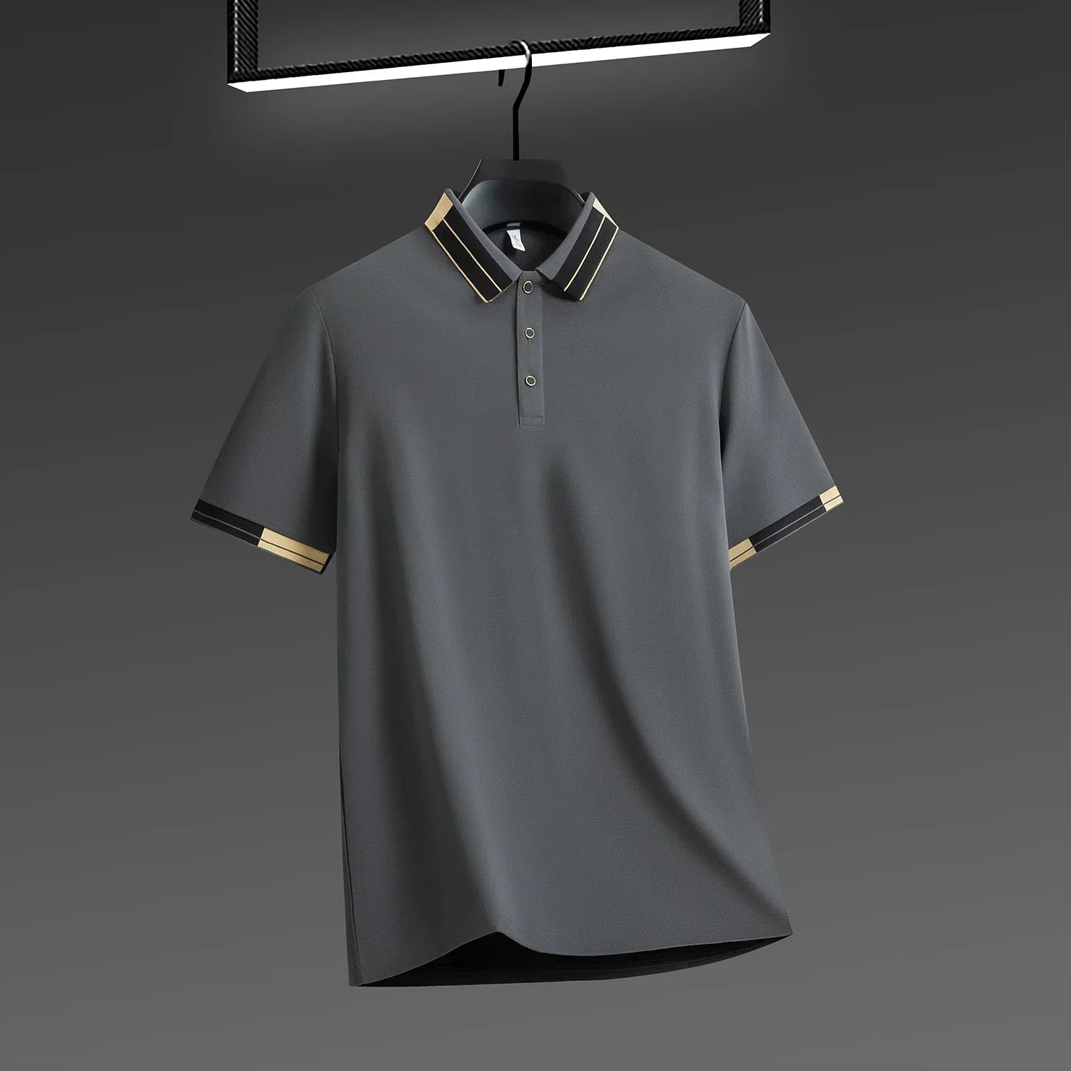 Pieter | Poloshirt met contrasterende afwerkingen
