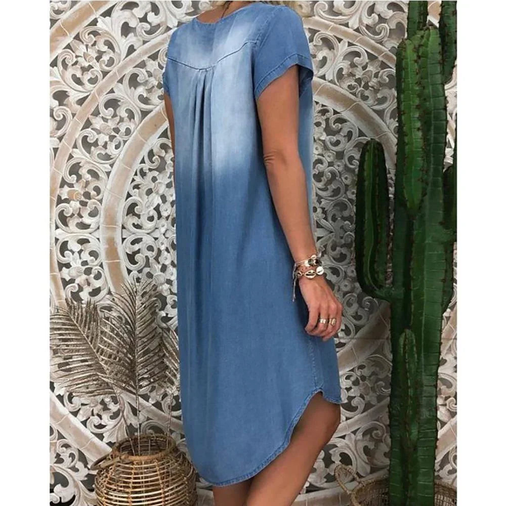 Tyra | Casual Denim Zomerjurk