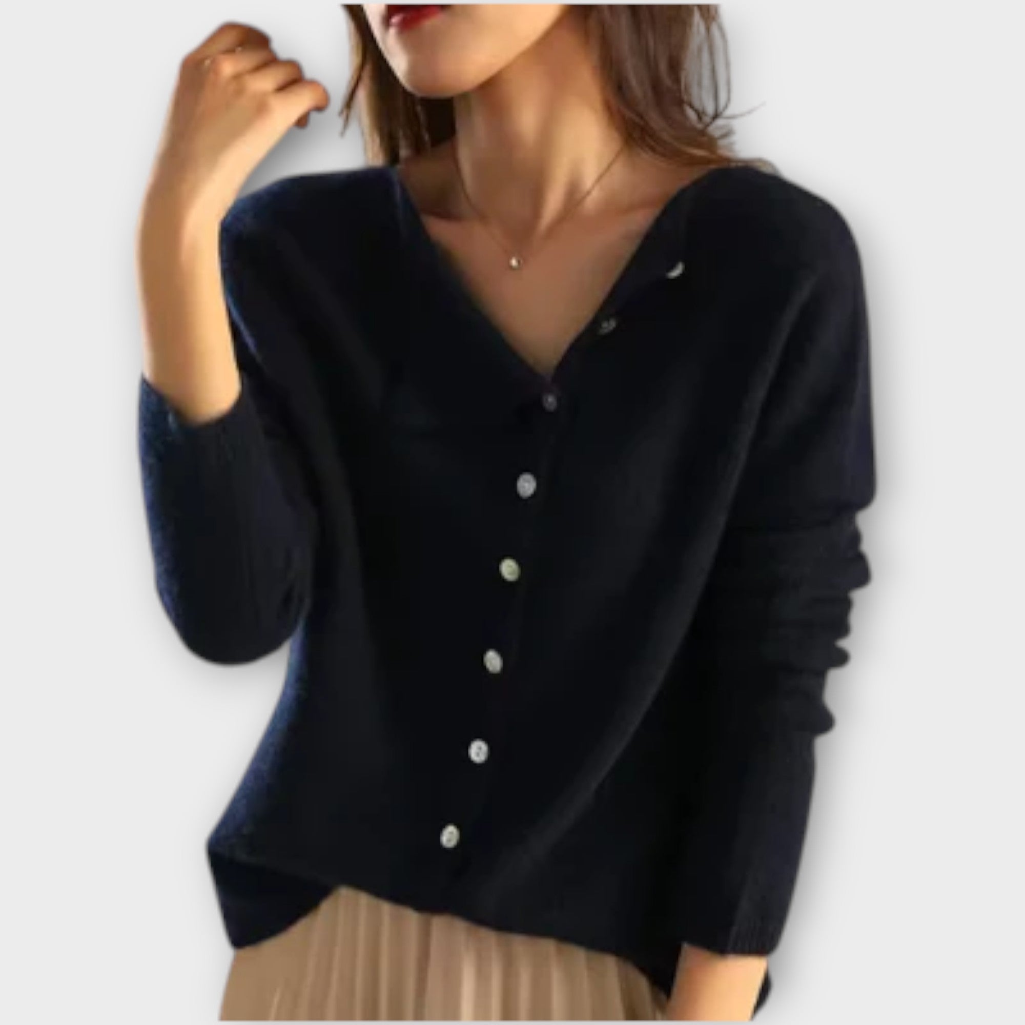Paulien – Comfortabele Herfstcardigan van Premium Wolmix