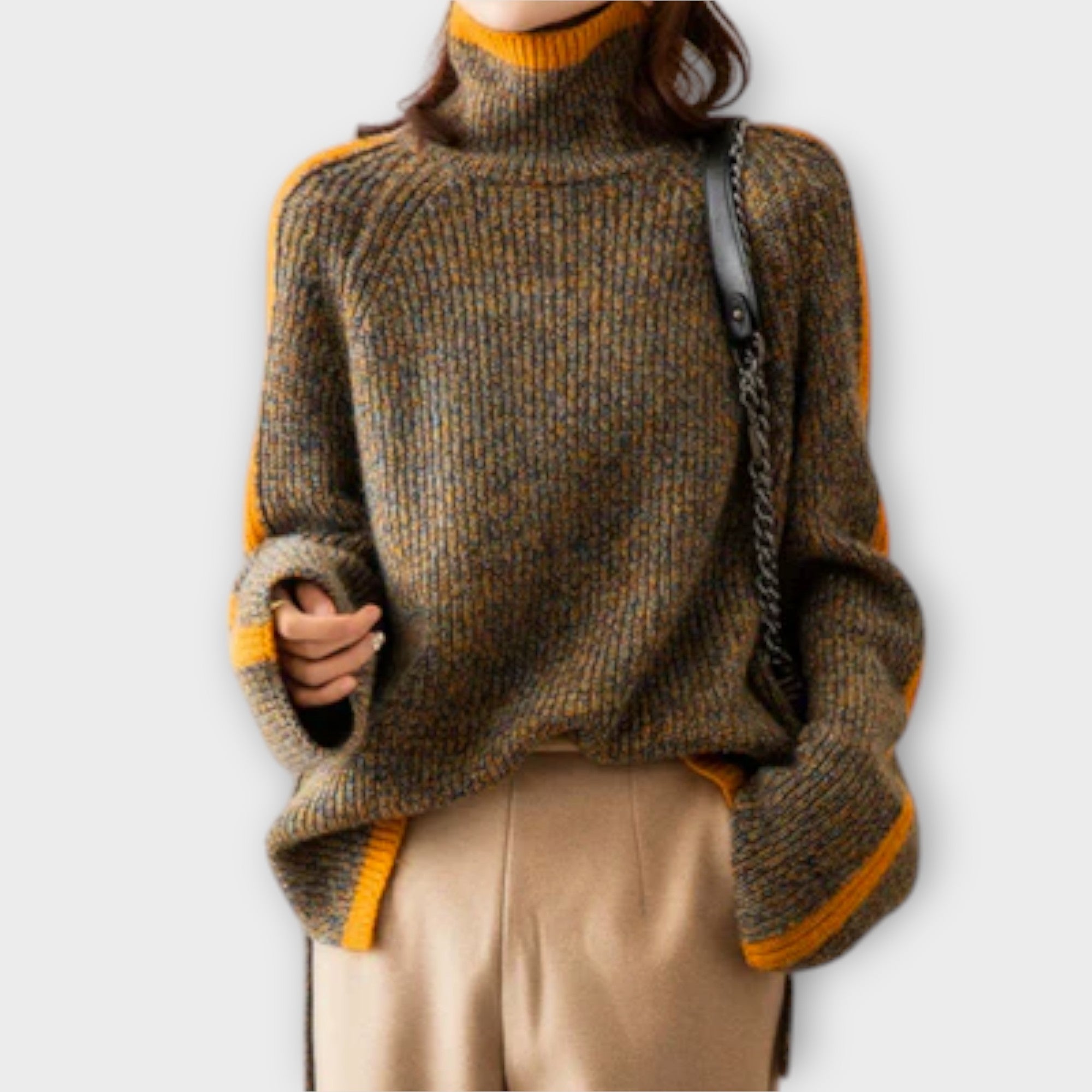 Brenda – Vintage Herfstcoltrui van Premium Wolmix