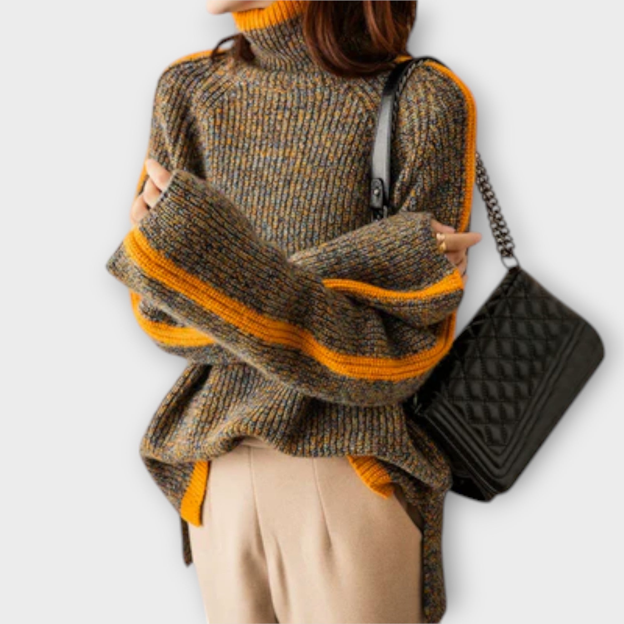 Brenda – Vintage Herfstcoltrui van Premium Wolmix
