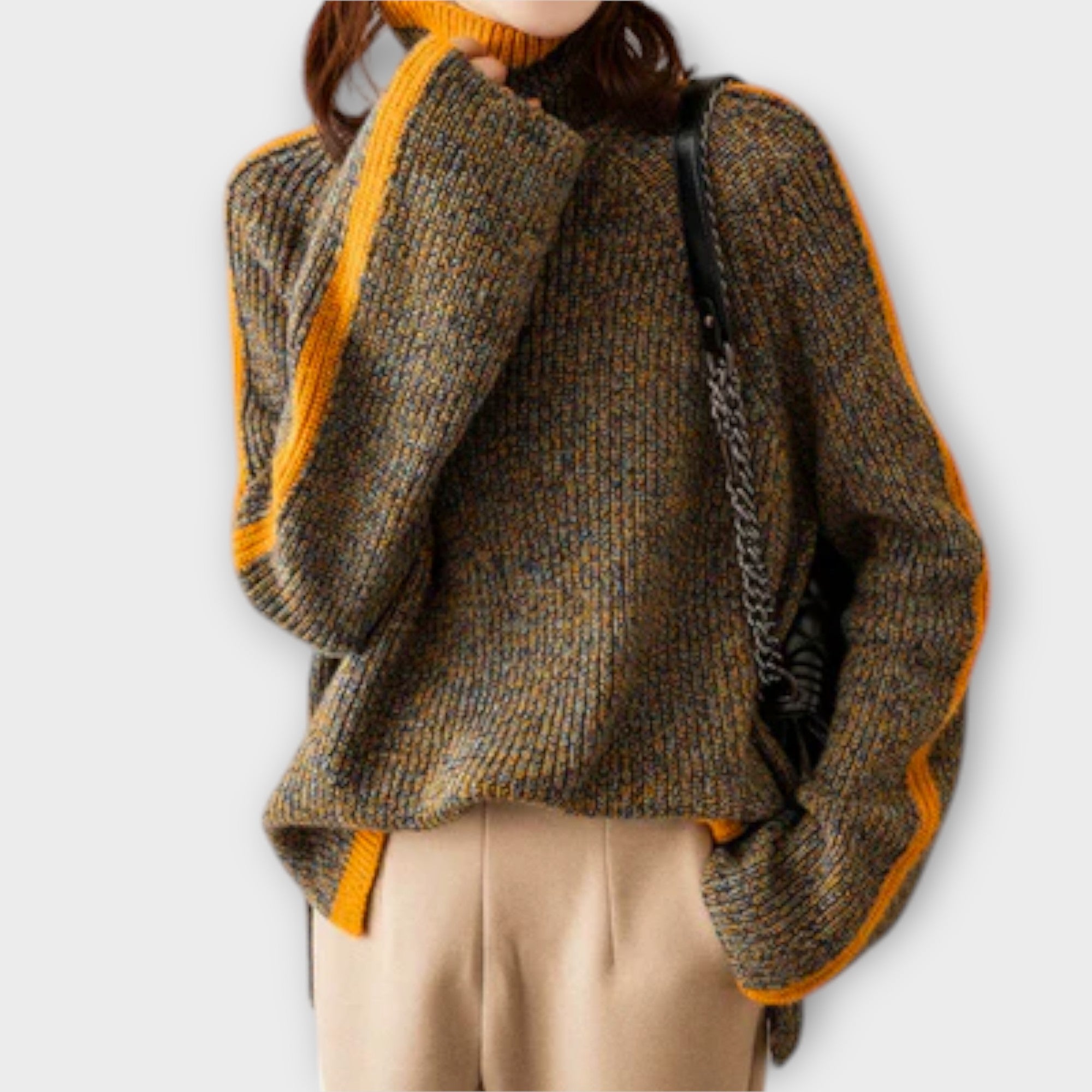 Brenda – Vintage Herfstcoltrui van Premium Wolmix