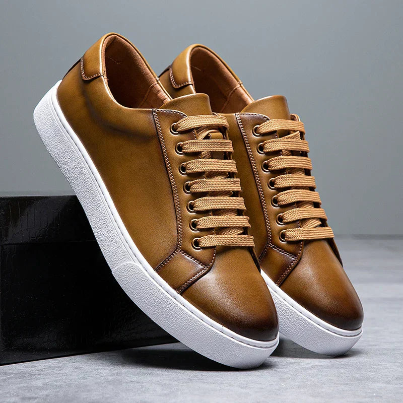 StilandCo – Leren Herfstsneakers