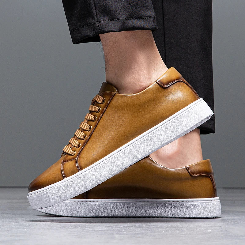 StilandCo – Leren Herfstsneakers