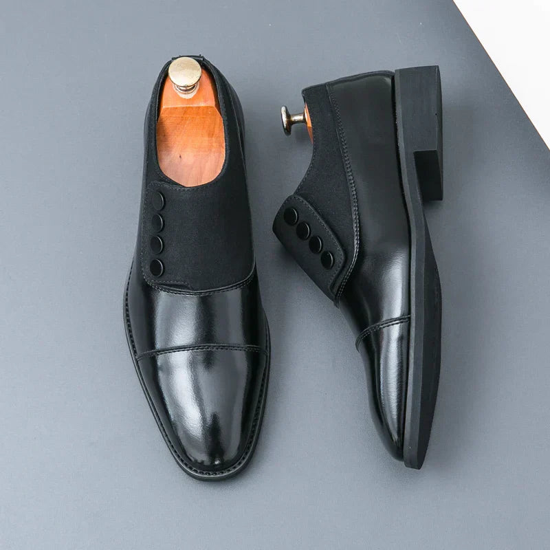 Alexander – Verdi Leren Derby Schoenen