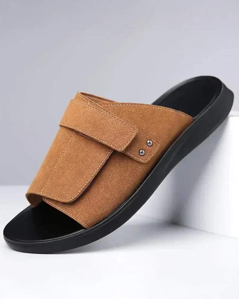 Caelis™ | Suède Instapsandalen