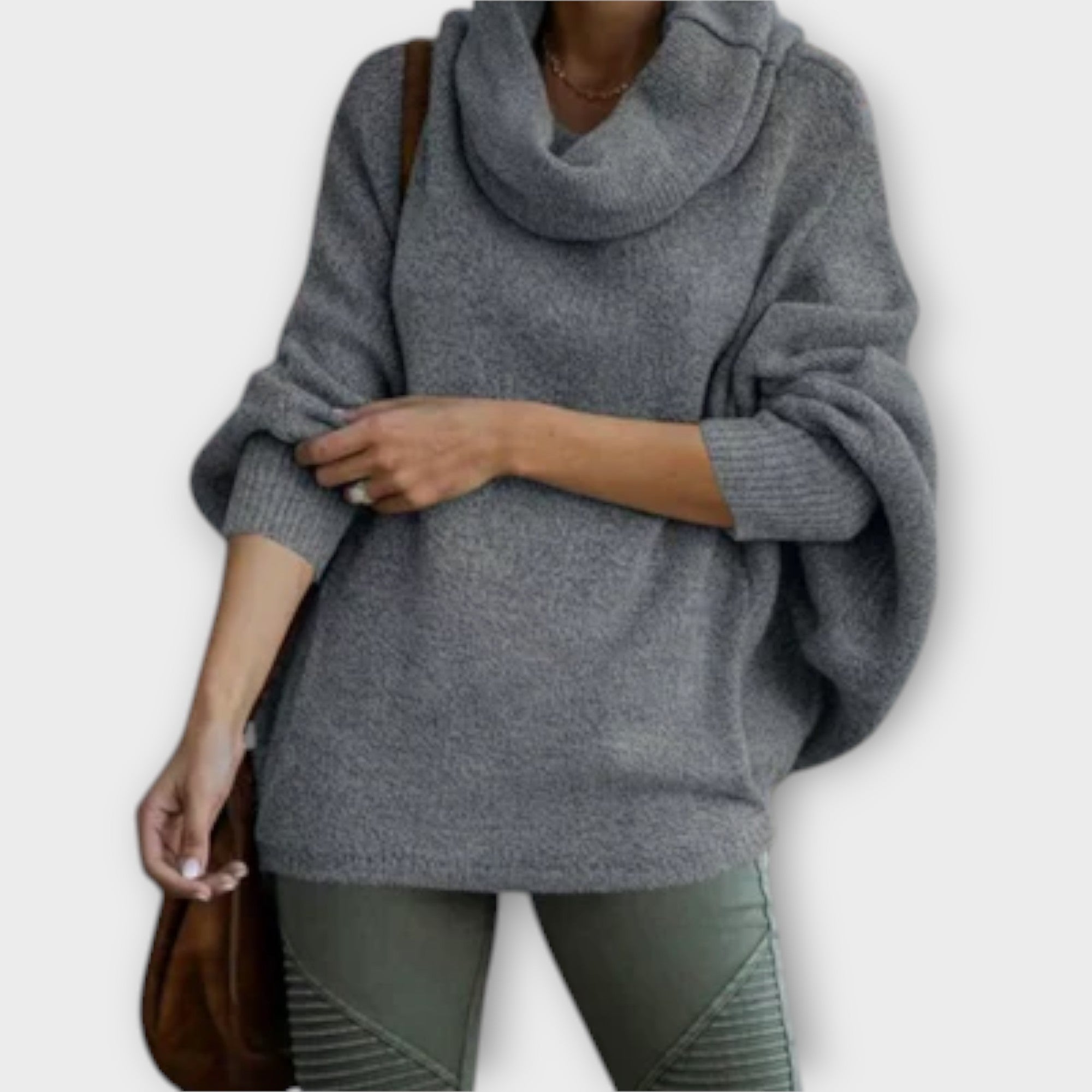 Ulrica – Elegante Herfstcoltrui met Turtleneck van Premium Wolmix