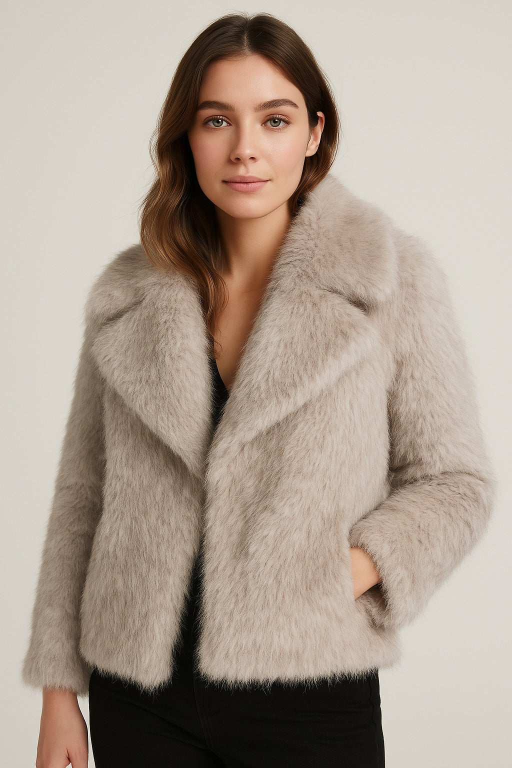 Rianne | Elegante Faux Fur Jas