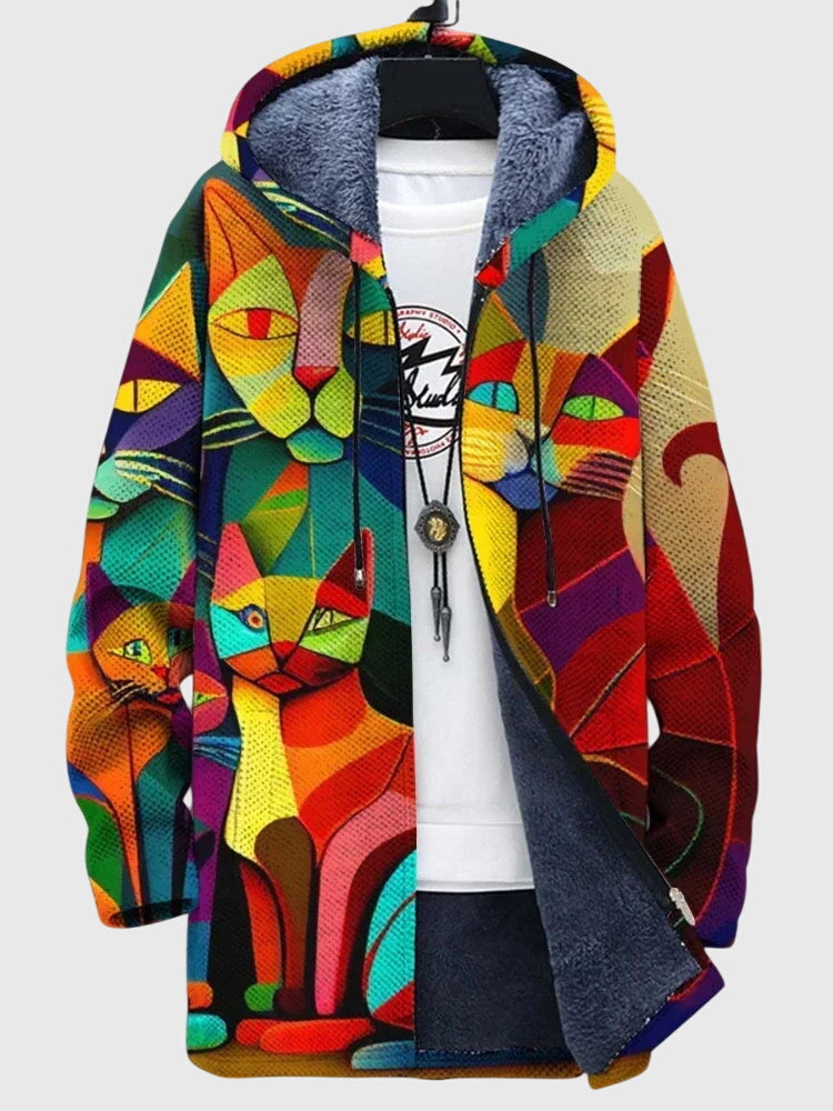 Anna™ - Jasje met artistieke print