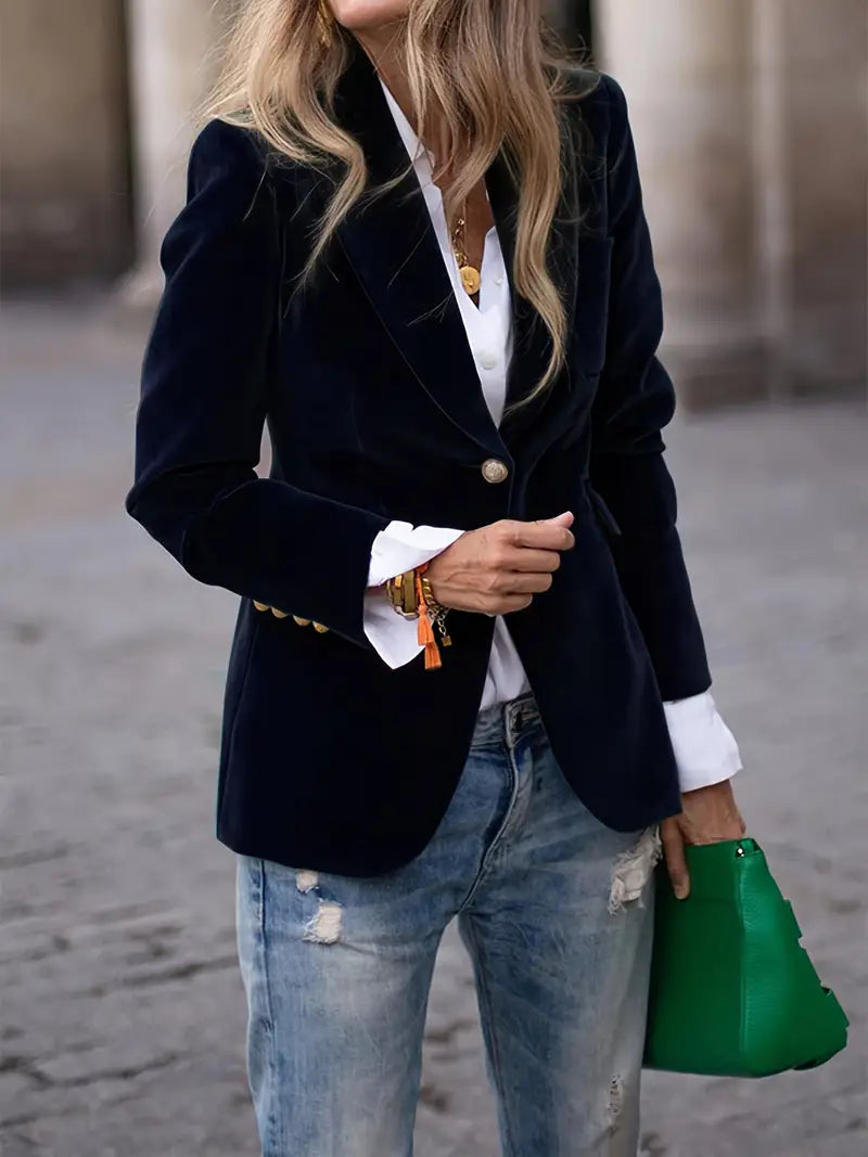 Zara™ | Fluwelen Blazer