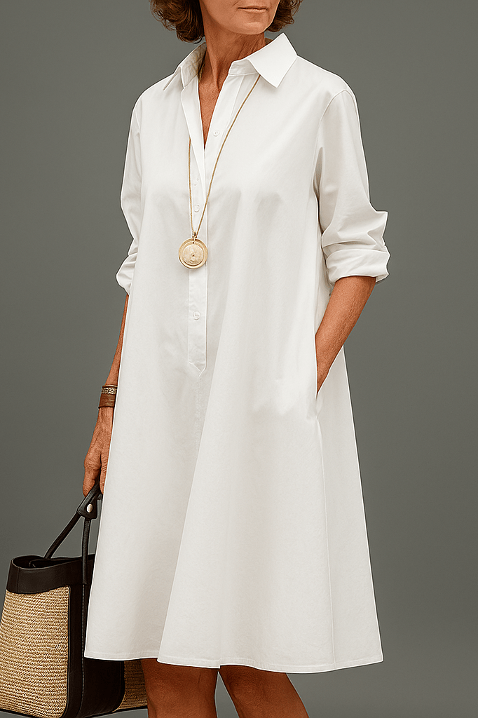 Wilma | Premium Elegante Midi Jurk voor Tijdloze Stijl