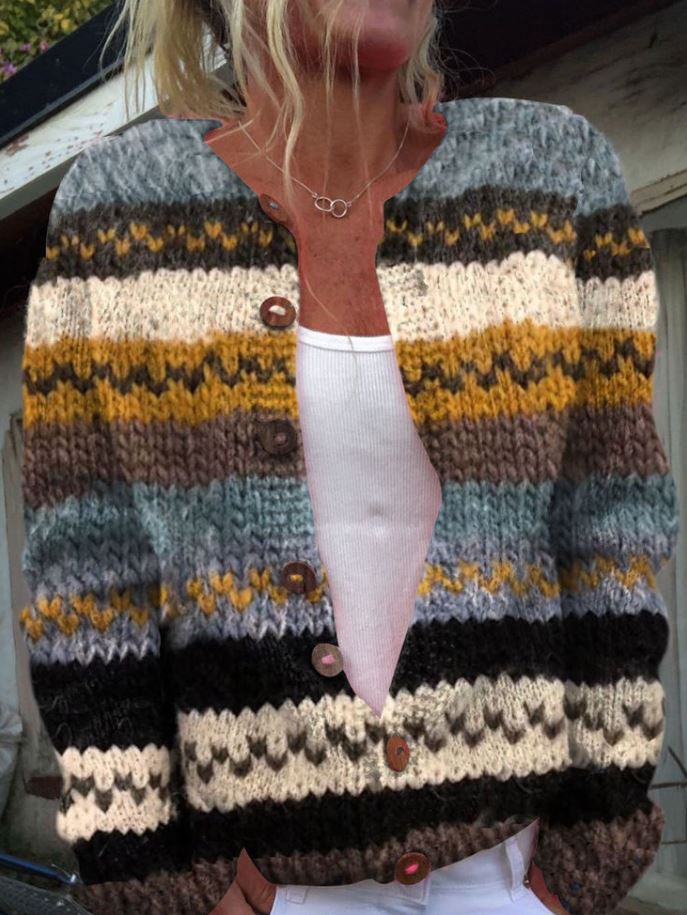 Regenboog | Kleurrijke Cardigan