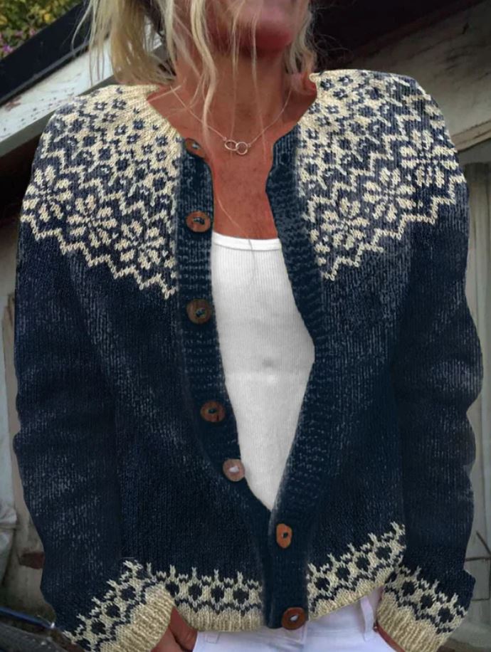 Wintermaan | Donkergrijze Cardigan