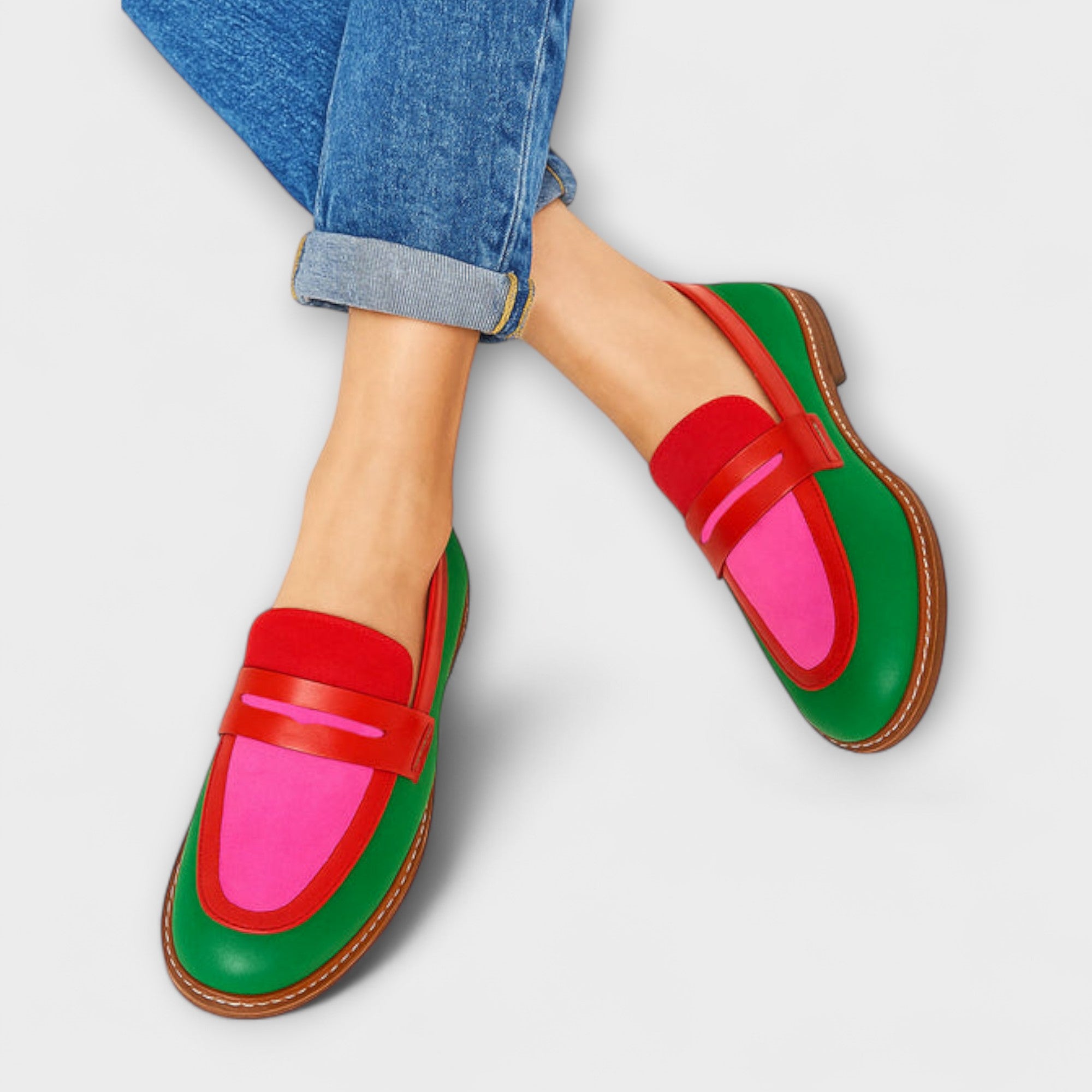 Nyla – Casual Kleurige Mocsijzen