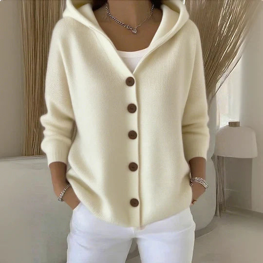 Fleur – Elegante Langarm Gebreide Vest