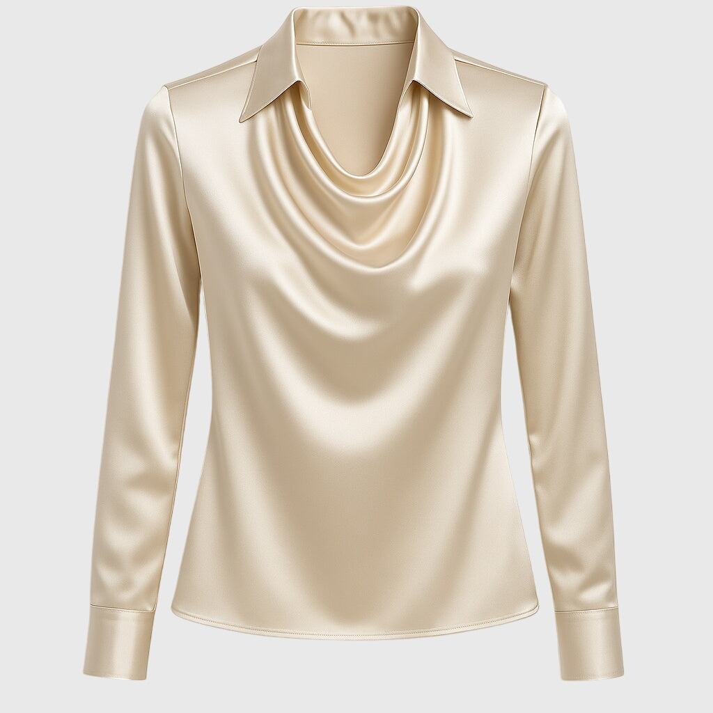 Lotte – Elegante Satijnen Blouse