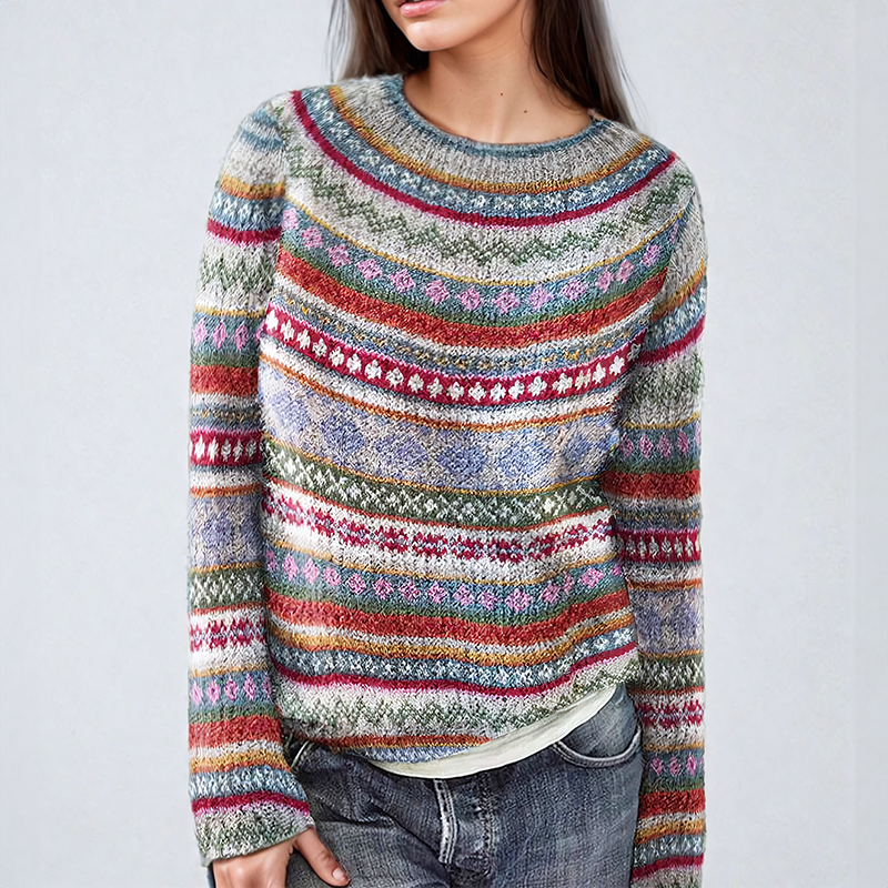 Anna | Elegant Fair Isle-design