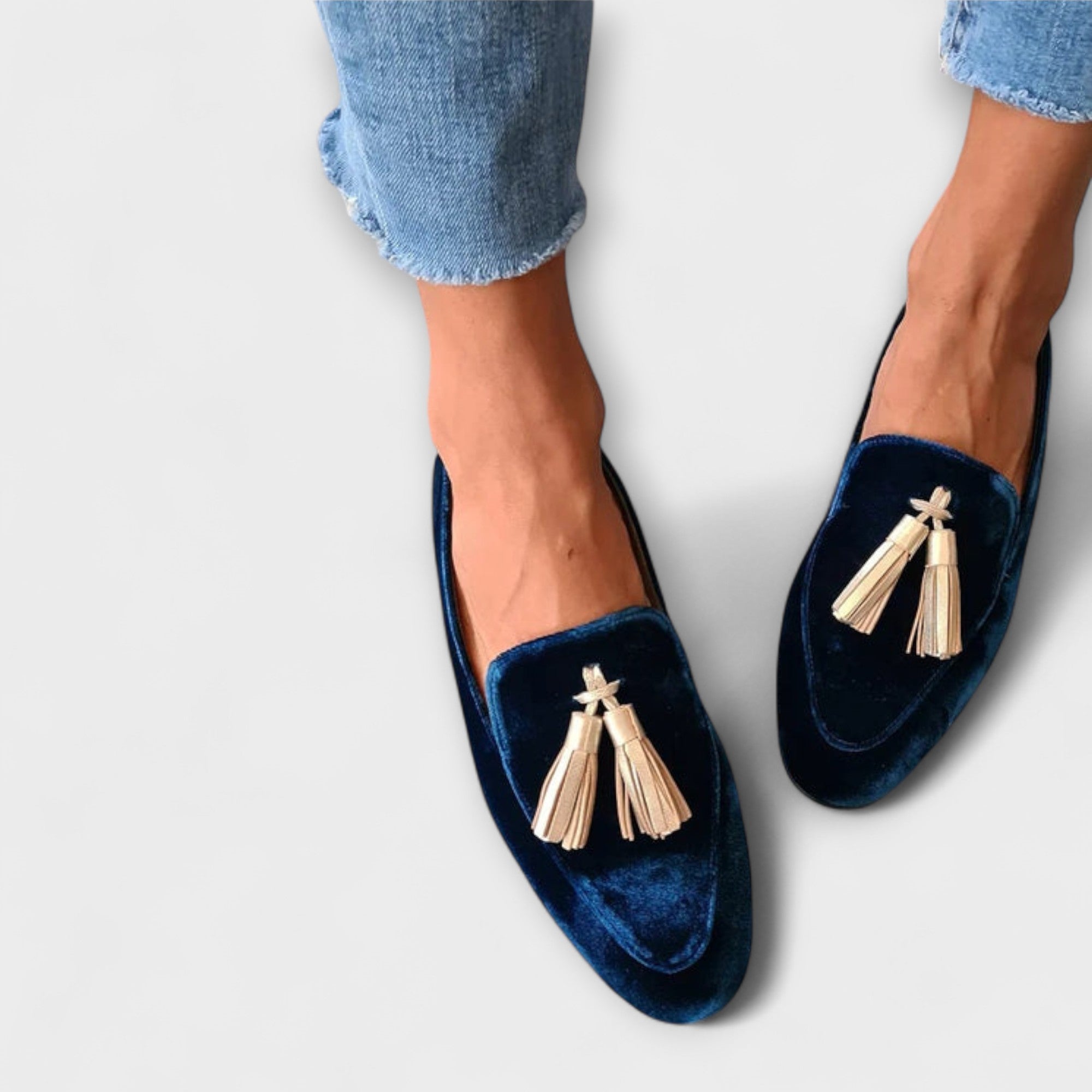 Quinnlyn – Vintage geïnspireerde loafers met franjes