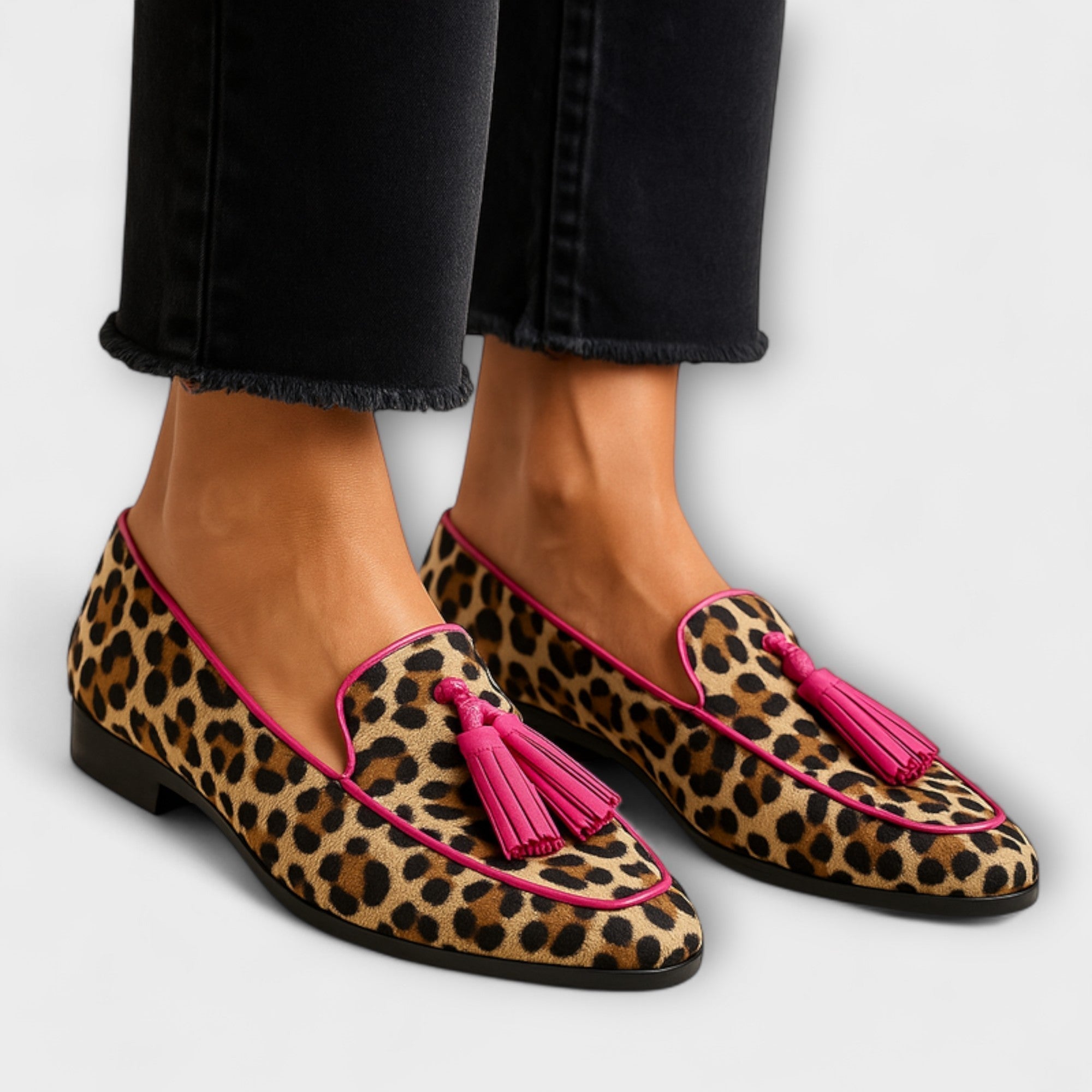Saar – Mocassins met Franjes van Premium Leer