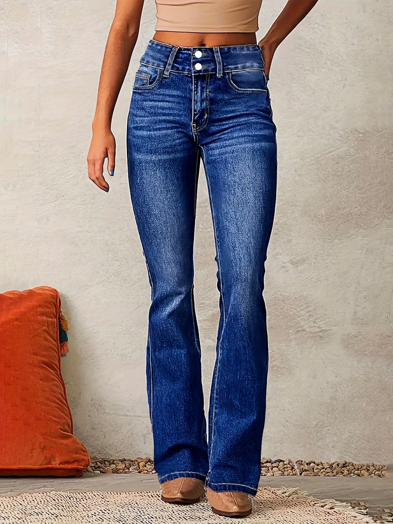 Aya™ | High-waist flared jeans